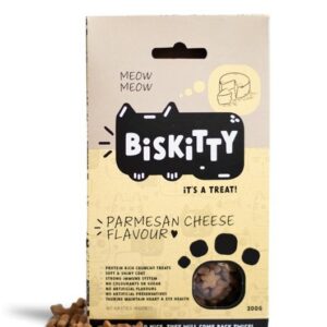 BISKITTY Parmesan Cheese Cat Treats 200g