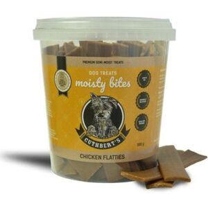 CUTHBERTS Treats S/Moist Chk Flatties 500g Tub