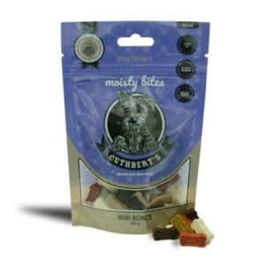 CUTHBERTS Treats S/Moist Mini Bones 120g pouch