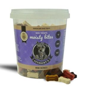 CUTHBERTS Treats S/Moist Mini Bones 500g Tub