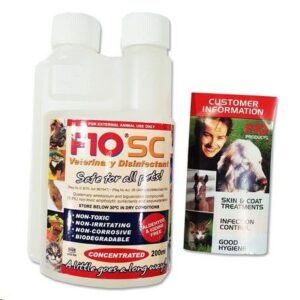 F10 SC Vet Disinfectant 200ml (clear)