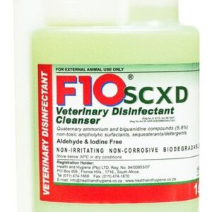 F10 SCXD Vet Disinfectant cleaner 1L (green)