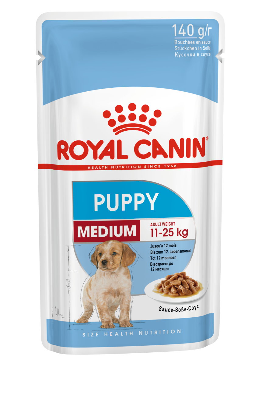 ROYAL CANIN® Medium Puppy 10x140g - Image 2