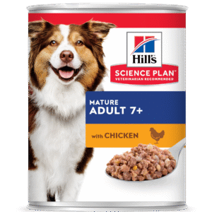 HILL'S SCIENCE PLAN Mature Adult Wet Dog Food Chicken Flavour - 370g Can