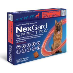 NexGard Spectra XL(30-60kg)3 Pack Red