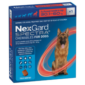 NexGard Spectra XL(30-60kg)Sgl 1'Red
