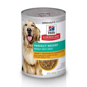 HILL'S SCIENCE PLAN Perfect Weight Wet Dog Food Vegetable and Chicken Flavour - 354g Stew