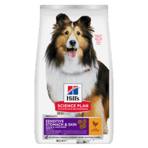 HILL'S SCIENCE PLAN Adult Sensitive Stomach & Skin Medium Dry Dog Food Chicken Flavour 12kg
