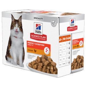 HILL'S SCIENCE PLAN Adult Perfect Digestion Wet Food Chicken Flavour - 12x 85g pouches