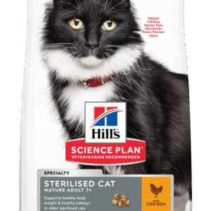 HILL'S SCIENCE PLAN Mature Sterilised Cat Dry Cat Food Chicken Flavour - 3kg