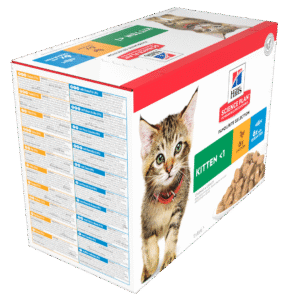 HILL'S SCIENCE PLAN Kitten Wet Food Multipack Chicken & Ocean Fish Flavour - 12x 85g pouches