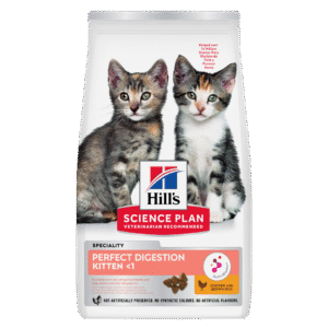 HILL'S SCIENCE PLAN Kitten Perfect Digestion Dry Food Chicken with Brown Rice Flavour